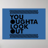 YOLO met voorzichtigheid Poster (Voorkant)