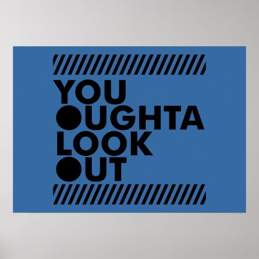 YOLO met voorzichtigheid Poster (Voorkant)