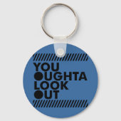 YOLO met voorzichtigheid Sleutelhanger (Voorkant)