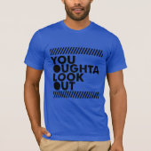 YOLO met voorzichtigheid T-shirt (Voorkant)