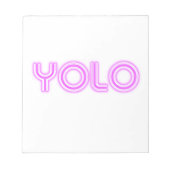 YOLO NOTITIEBLOK (Voorkant)