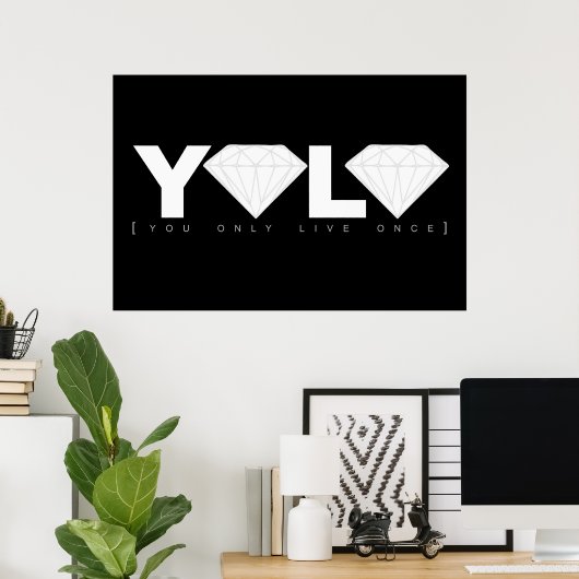 YOLO POSTER (Thuiskantoor)