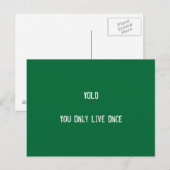 YOLO-productie Briefkaart (Voorkant / Achterkant)