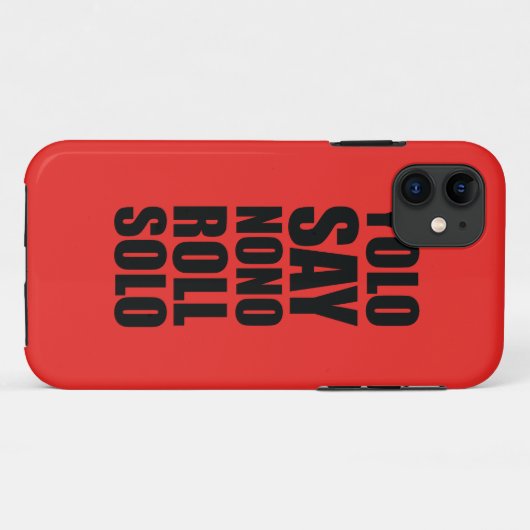 YOLO Roll Solo Case-Mate iPhone Case (Achterkant (horizontaal))