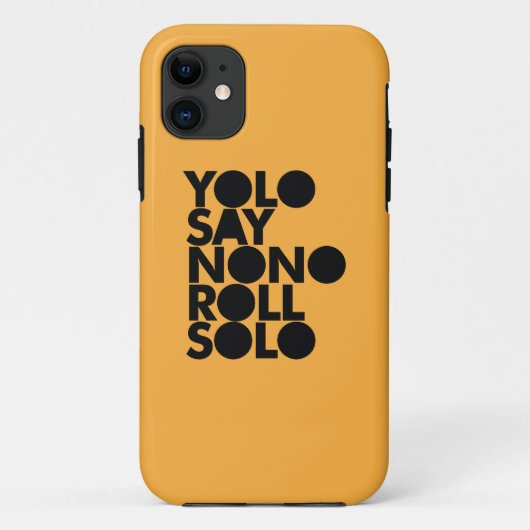 YOLO Roll Solo gevuld Case-Mate iPhone Case (Achterkant)