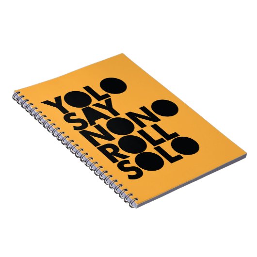 YOLO Roll Solo gevuld Notitieboek (Rechterzijde)