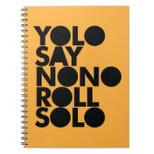 YOLO Roll Solo gevuld Notitieboek (Voorkant)
