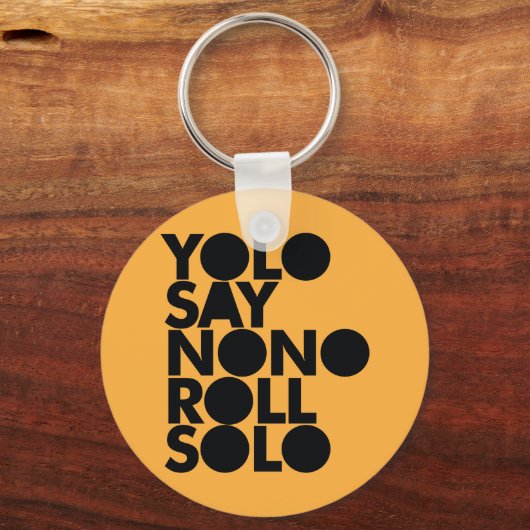 YOLO Roll Solo gevuld Sleutelhanger (Voorkant)