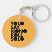 YOLO Roll Solo gevuld Sleutelhanger (Achterkant)