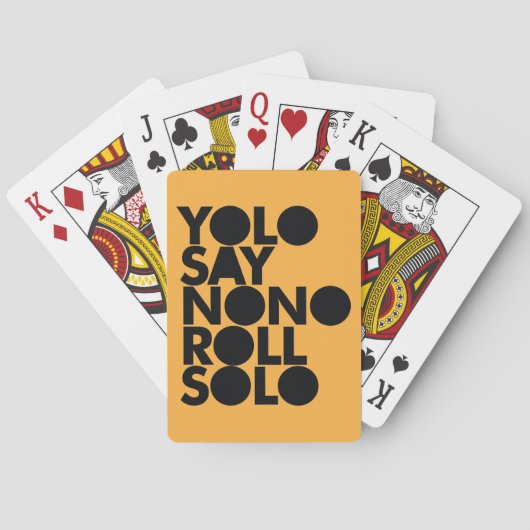 YOLO Roll Solo gevuld Speelkaarten (Achterkant)