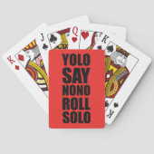 YOLO Roll Solo Pokerkaarten (Achterkant)