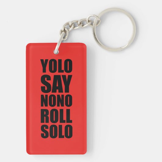 YOLO Roll Solo Sleutelhanger (achterkant)