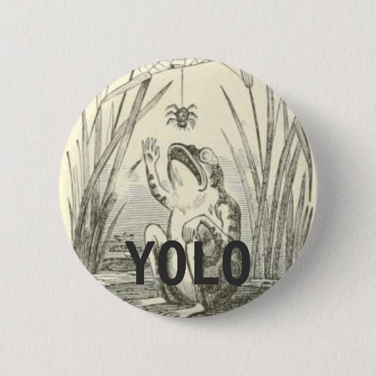 YOLO RONDE BUTTON 5,7 CM (Voorkant)
