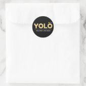 YOLO RONDE STICKER (Tas)