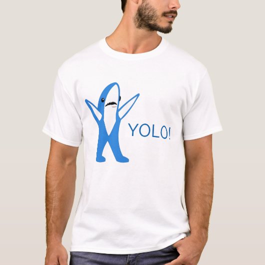 Yolo shark t-shirt (Voorkant)