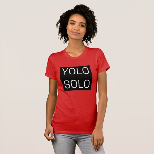 Yolo Solo T-Shirt (Voorkant volledig)
