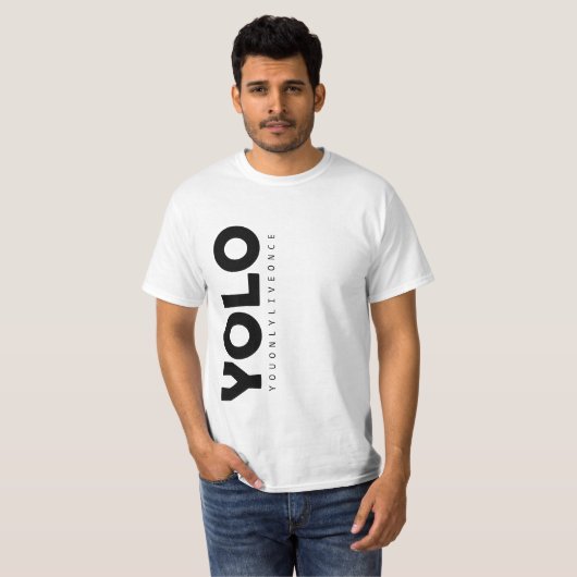YOLO T-shirt (Voorkant volledig)