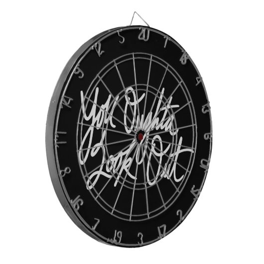 YOLO van Liefde Dartbord (Voorkant Links)