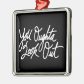 YOLO van Liefde Metalen Ornament (Links)