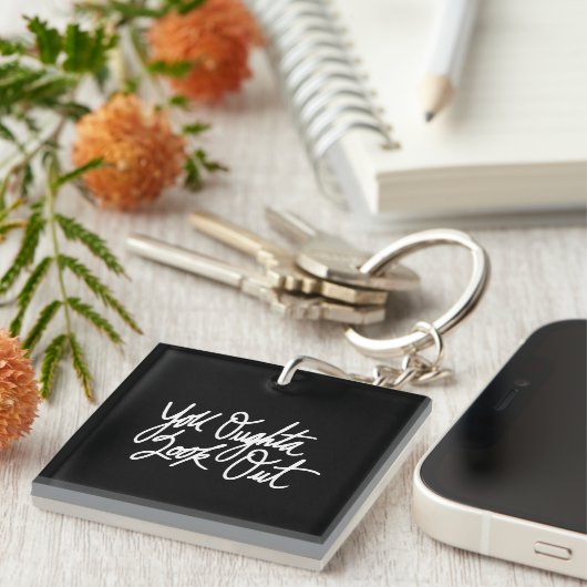 YOLO van Liefde Sleutelhanger (Voorkant Rechts)