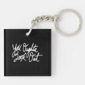 YOLO van Liefde Sleutelhanger (Achterkant)