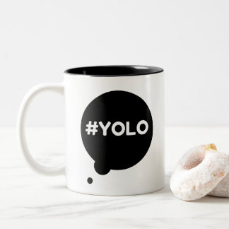 YOLO zwarte 325 ml Mok