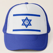Yom Ha'atzmaut Israel Flag Trucker Pet (Voorkant)