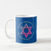 YOM HASHOAH Blue Holocaust Remembryo Day Koffiemok (Links)