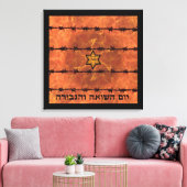 Yom HaShoah Canvas Afdruk (Insitu (Woonkamer))