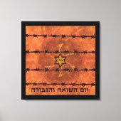 Yom HaShoah Canvas Afdruk (Voorkant)