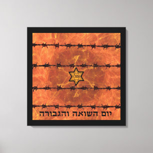 Yom HaShoah Canvas Afdruk