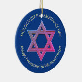 YOM HASHOAH Holocaust Herdenking Keramisch Ornament (Rechts)