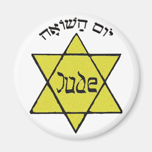 Yom Hashoah Magneet (Voorkant)