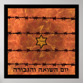 Yom Hashoah Poster (Voorkant)