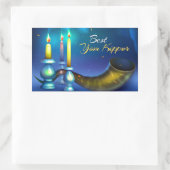 Yom Kipoer vierkant sticker (Tas)