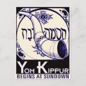Yom_Kippur2. Briefkaart (Voorkant)