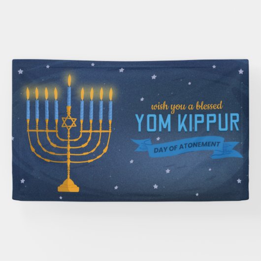 Yom Kippur Banner (Horizontaal)