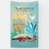 Yom Kippur Banner (Verticaal)
