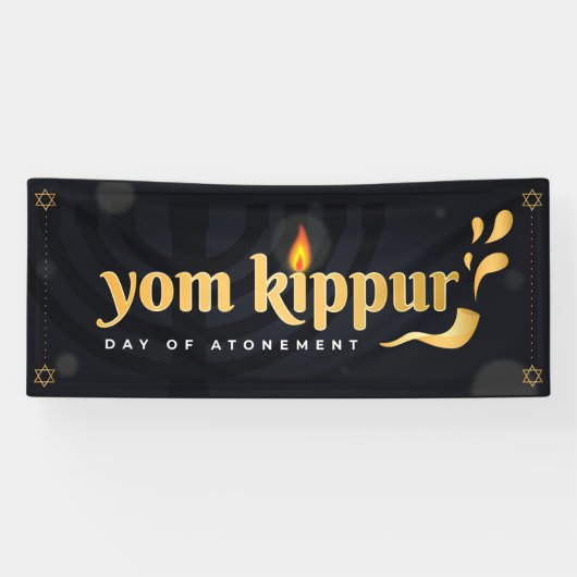 Yom Kippur Banner (Horizontaal)