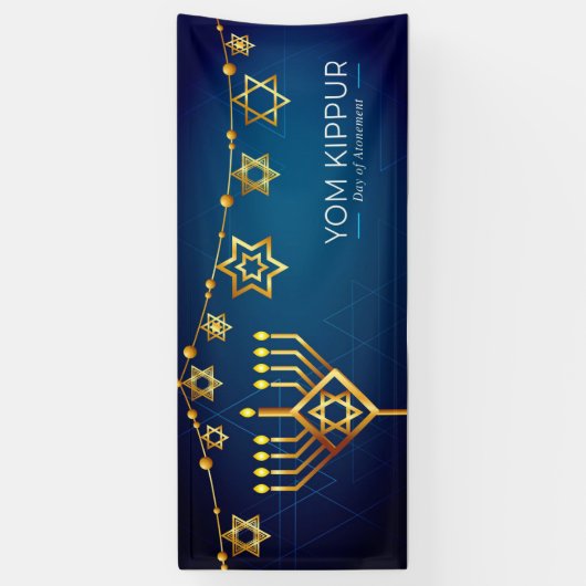 Yom Kippur Banner (Verticaal)