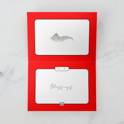 Yom Kippur Blessings Kaart (Binnen)