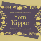 Yom Kippur Briefkaart