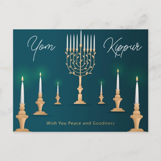 Yom Kippur Briefkaart (Voorkant)