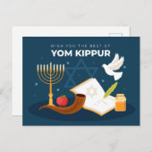 Yom Kippur Briefkaart (Voorkant / Achterkant)