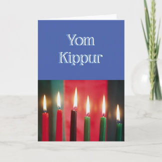 Yom Kippur card Kaart