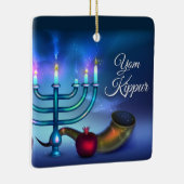 Yom Kippur Ceramic Ornament (Rechts)