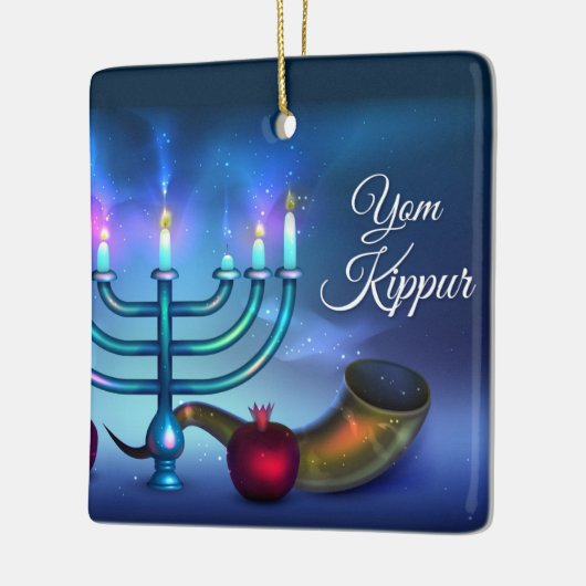 Yom Kippur Ceramic Ornament (Links)