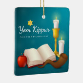 Yom Kippur Ceramic Ornament (Rechts)