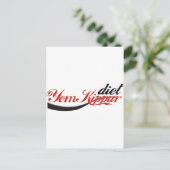 Yom Kippur Diet Briefkaart (Staand voorkant)