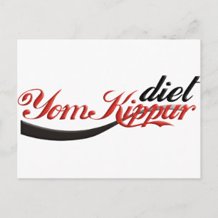 Yom Kippur Diet Briefkaart